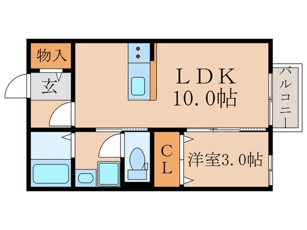 クレ－ルコ－トの物件間取画像